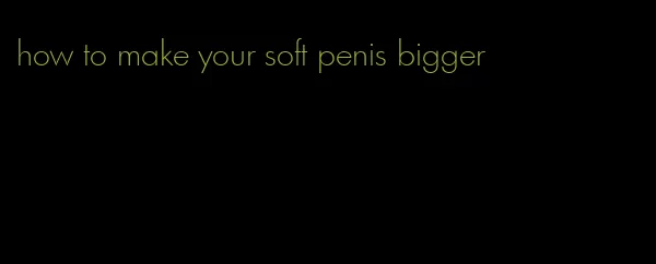 how to make your soft penis bigger