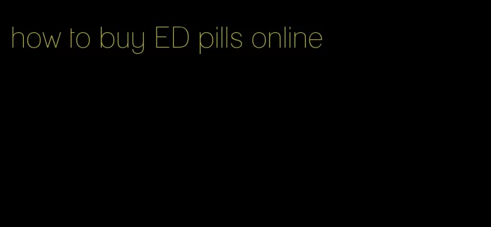 how to buy ED pills online