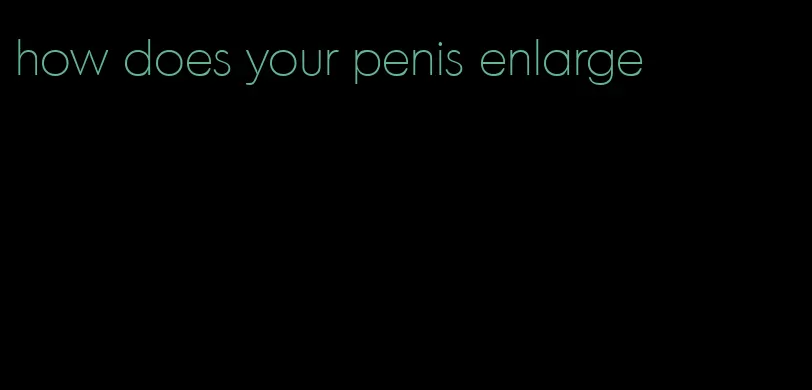 how does your penis enlarge