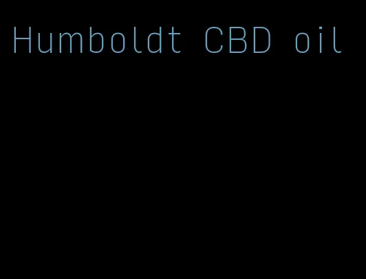 Humboldt CBD oil