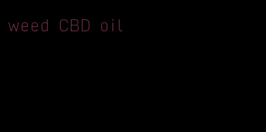 weed CBD oil