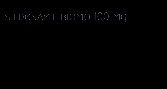 sildenafil biomo 100 mg