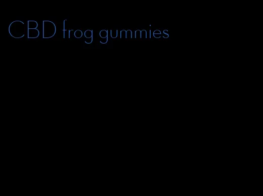 CBD frog gummies