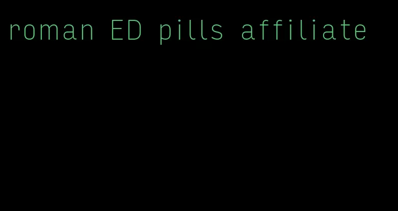 roman ED pills affiliate