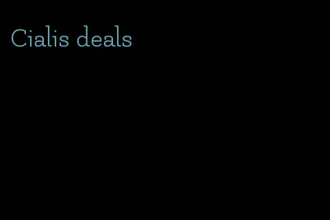 Cialis deals