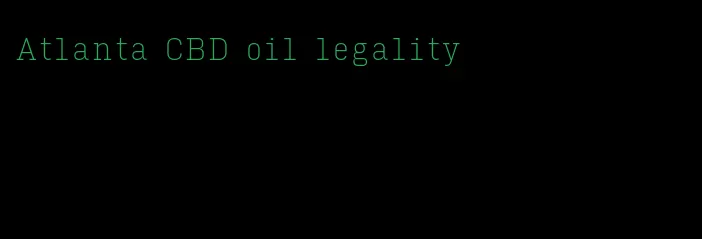 Atlanta CBD oil legality