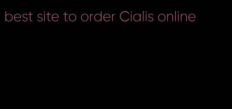 best site to order Cialis online