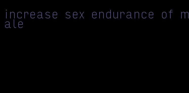 increase sex endurance of male