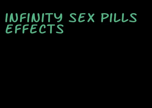 infinity sex pills effects