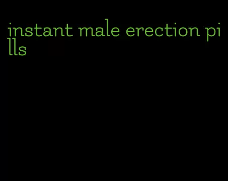 instant male erection pills