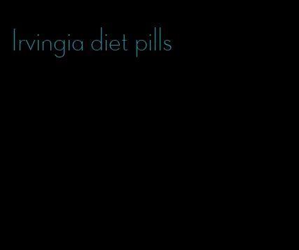 Irvingia diet pills