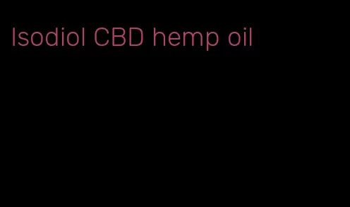 Isodiol CBD hemp oil