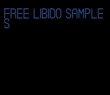 free libido samples