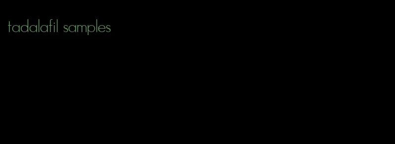 tadalafil samples