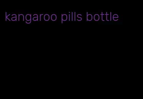 kangaroo pills bottle