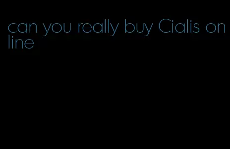 can you really buy Cialis online