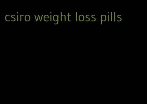 csiro weight loss pills