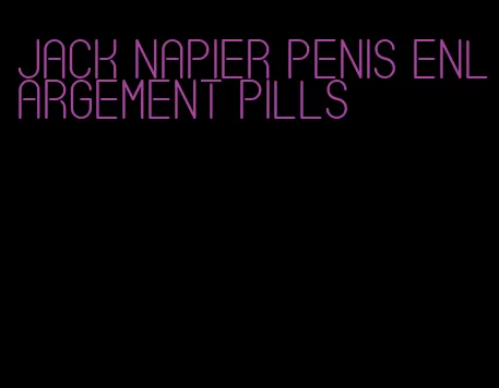 jack Napier penis enlargement pills