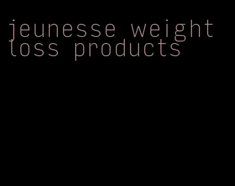 jeunesse weight loss products