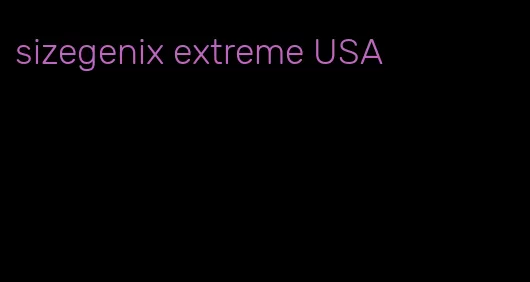 sizegenix extreme USA