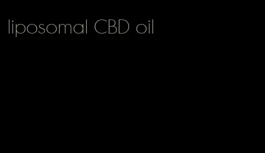 liposomal CBD oil