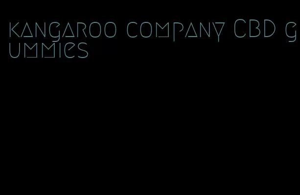 kangaroo company CBD gummies