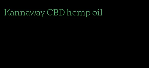 Kannaway CBD hemp oil