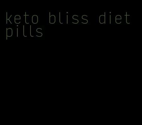 keto bliss diet pills