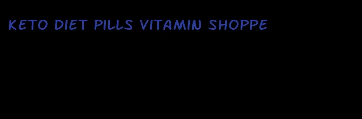 keto diet pills vitamin shoppe