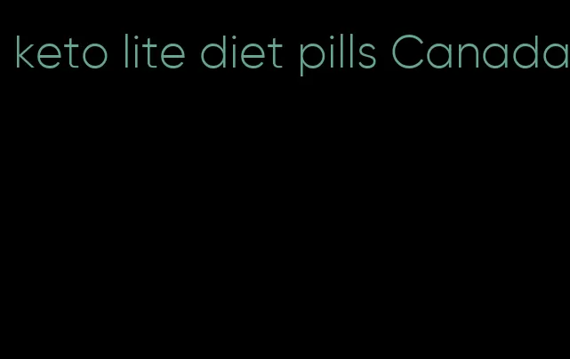 keto lite diet pills Canada