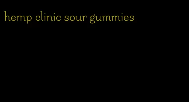 hemp clinic sour gummies