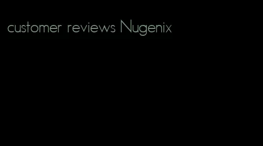 customer reviews Nugenix