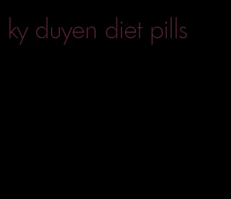 ky duyen diet pills