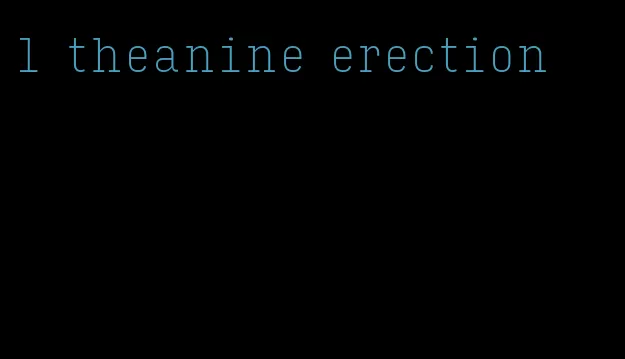 l theanine erection