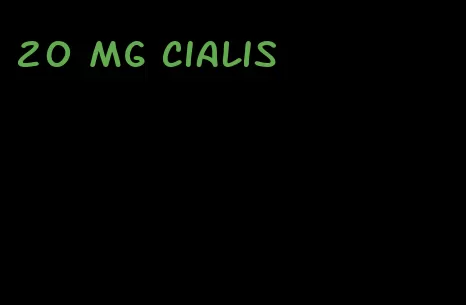 20 mg Cialis