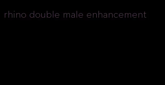 rhino double male enhancement