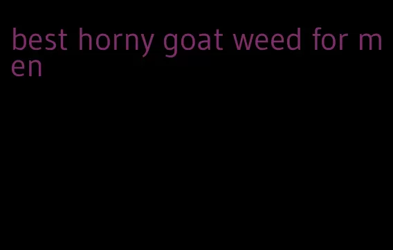 best horny goat weed for men