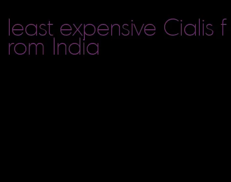 least expensive Cialis from India