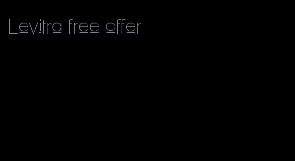 Levitra free offer