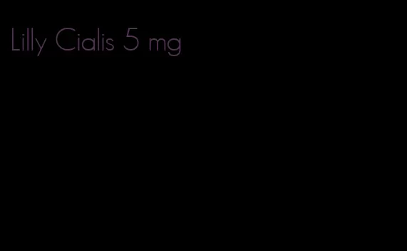 Lilly Cialis 5 mg