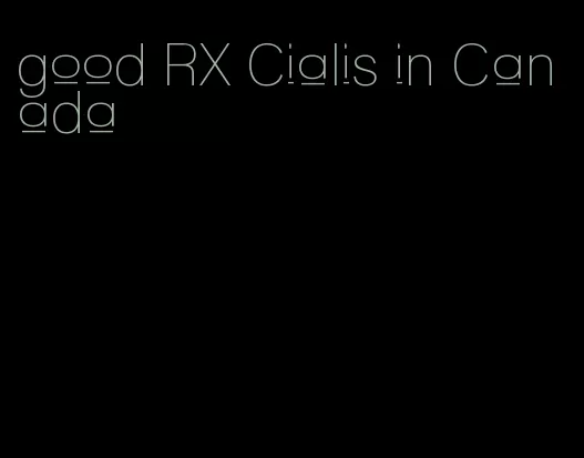 good RX Cialis in Canada