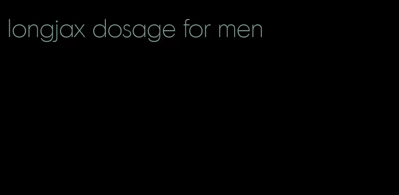 longjax dosage for men