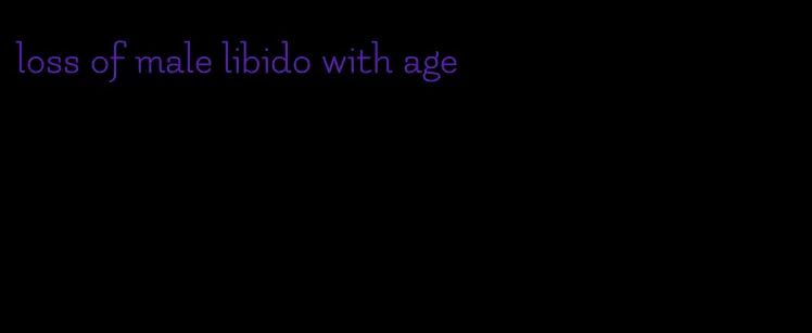 loss of male libido with age