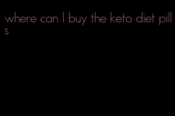 where can I buy the keto diet pills