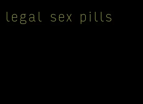 legal sex pills