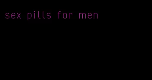 sex pills for men