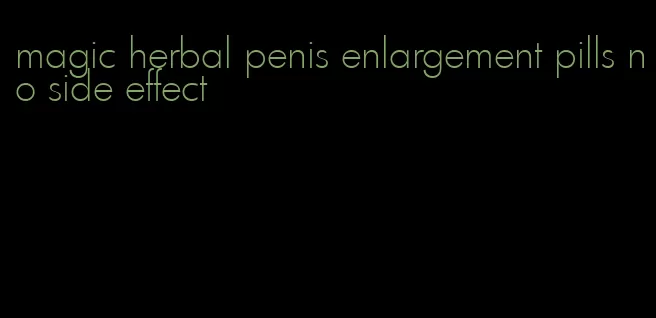 magic herbal penis enlargement pills no side effect