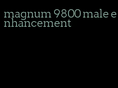 magnum 9800 male enhancement