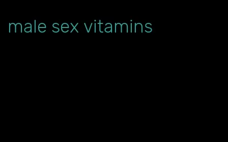 male sex vitamins