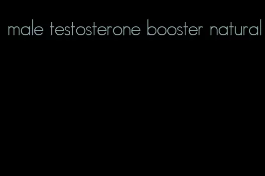 male testosterone booster natural